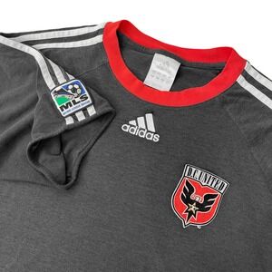 Adidas‎ Vintage 06 Mens DC United MLS Soccer T-Shirt, Adidas Mens Y2K Soccer 518